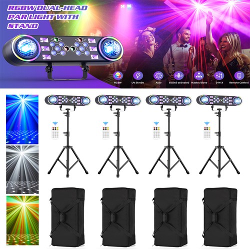 Dmx wash laser led - 4x,